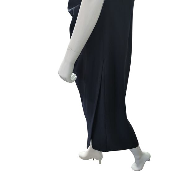 Ralph Lauren Women's One Shoulder Rushed Cocktail Formal Dress size 10 Event - Picture 7 of 12